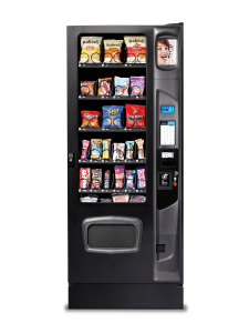 Mercato 3000 Snack shown with iCart touch screen and kick panel options.