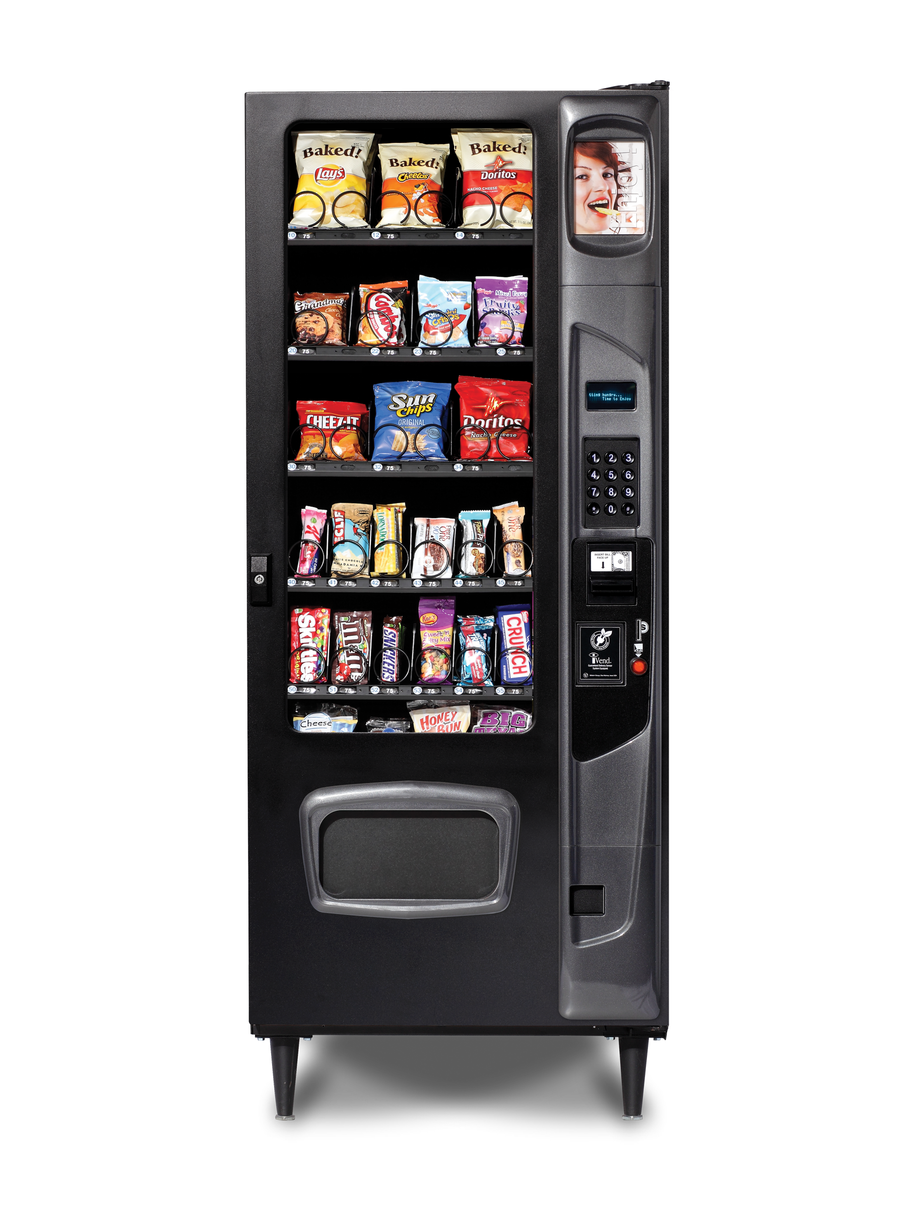 Shown in standard black with optional kick panel.