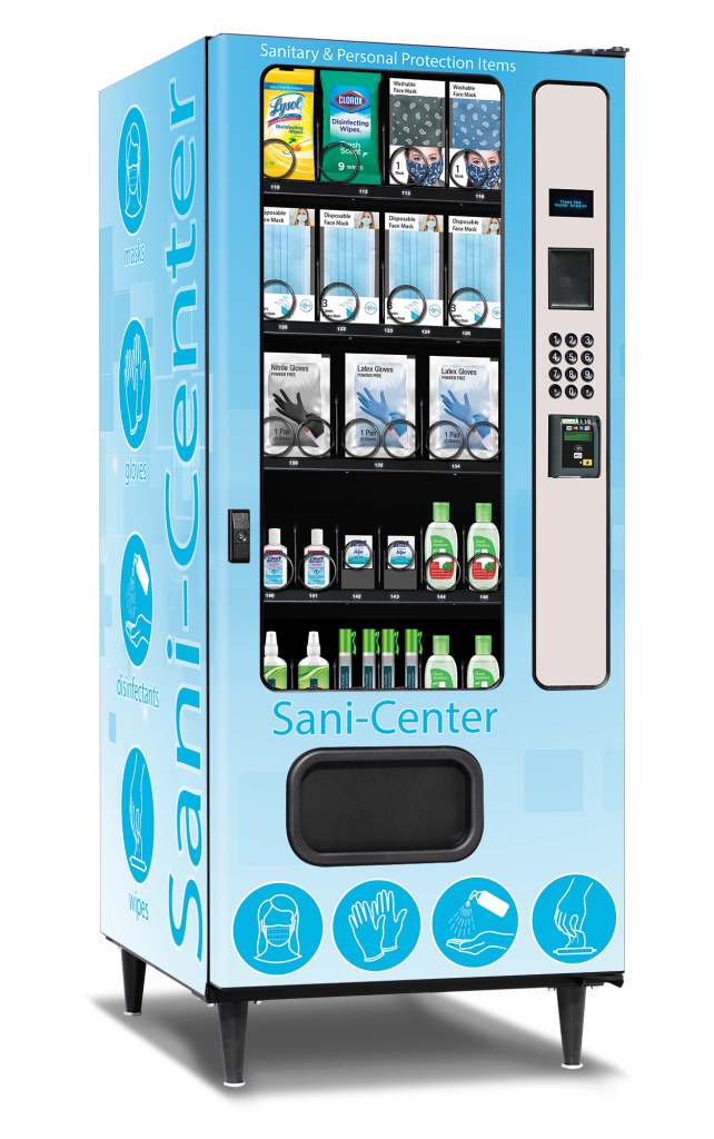 The Sani-Center PPE Vending Machine 3W from U-Select-It