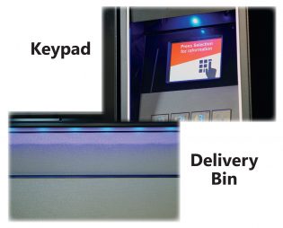 Evoke Delivery Bin Keypad UVend-Technology